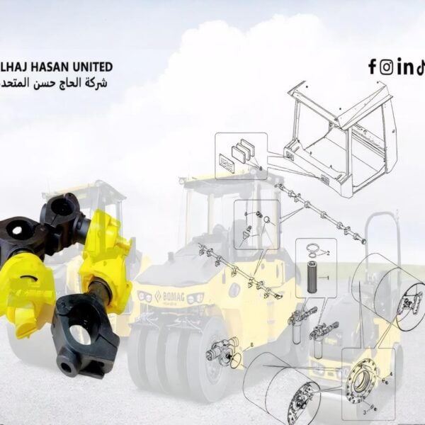 BOMAG Inclined Nozzle Red – Precision Water Distribution for BOMAG Rollers