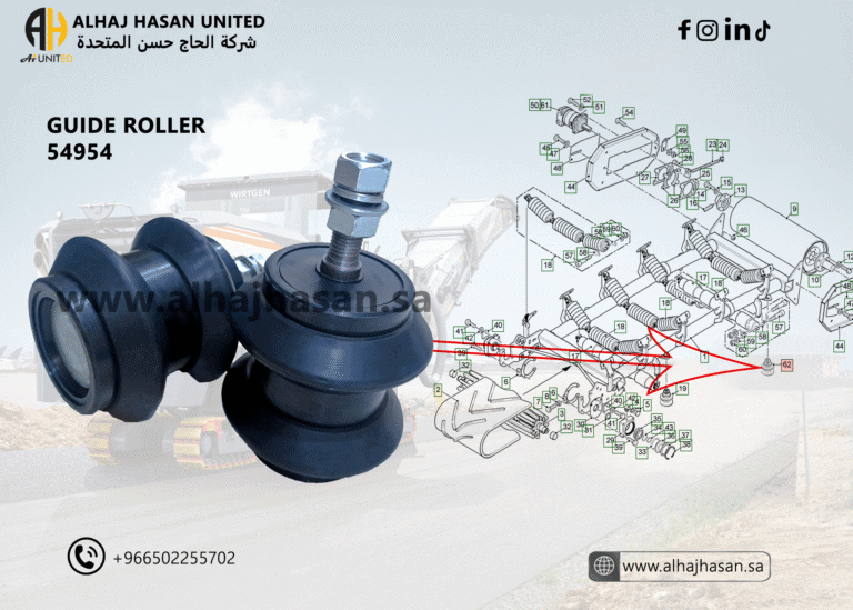 Belt Conveyor Idler Roller for Milling Machines – Part Number 54954