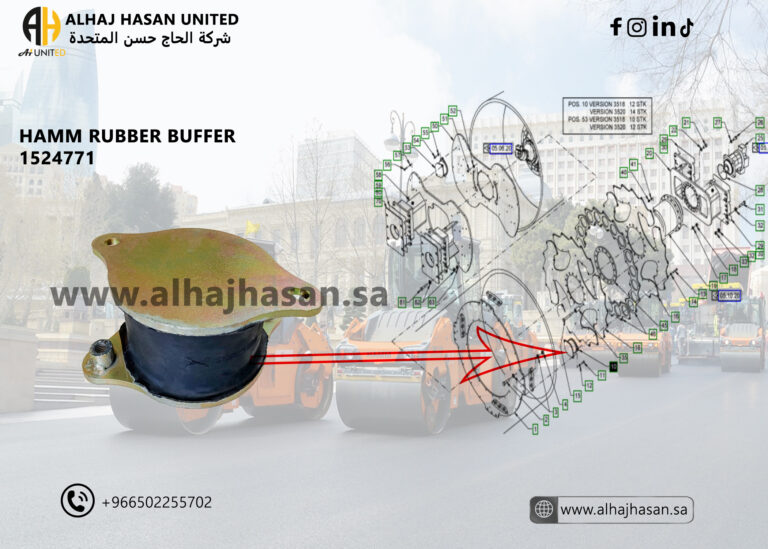 HAMM Rubber Buffer, Durable Shock Absorption for Road Rollers