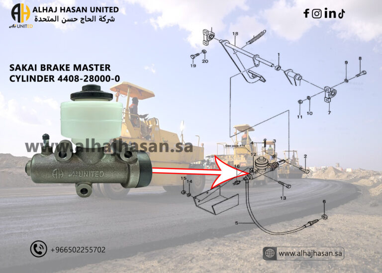 Sakai Brake Master Cylinder 4408-28000-0 Essential Component for SAKAI TS200
