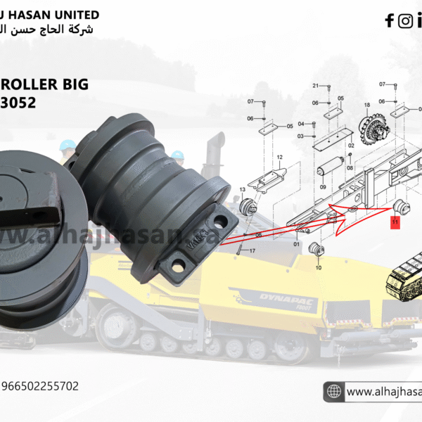 Vogele Asphalt Paver Track Roller - Part 4812043052 for Conveyor System
