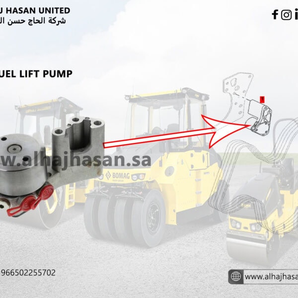 مضخة رفع الوقود BOMAG 05729348 - مضخة وقود عالية الكفاءة لآلات BOMAG